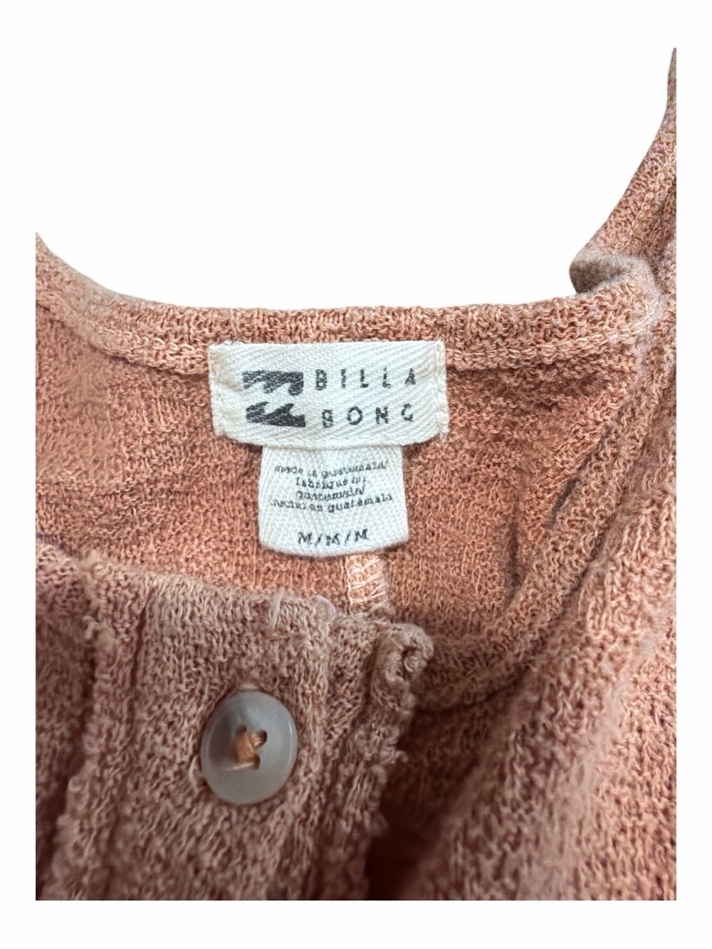 90s y2k billabong sleeveless romper pockets beach summer cami tank scoop button - Picture 3 of 5